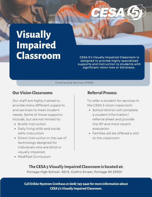 SP03b Visually Impaired Classroom