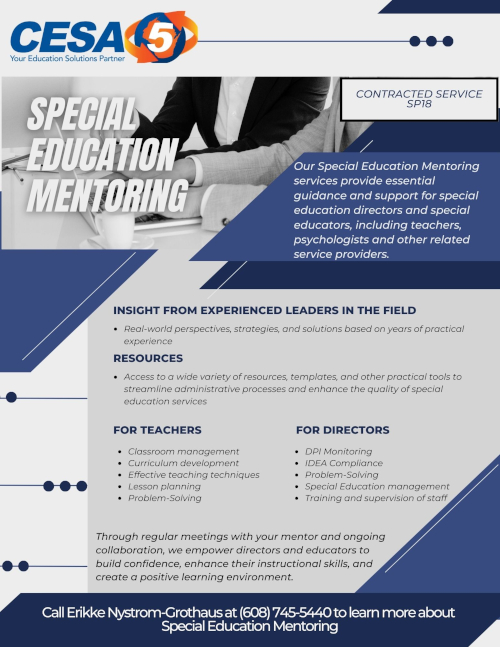 SP18 Special Education Mentoring